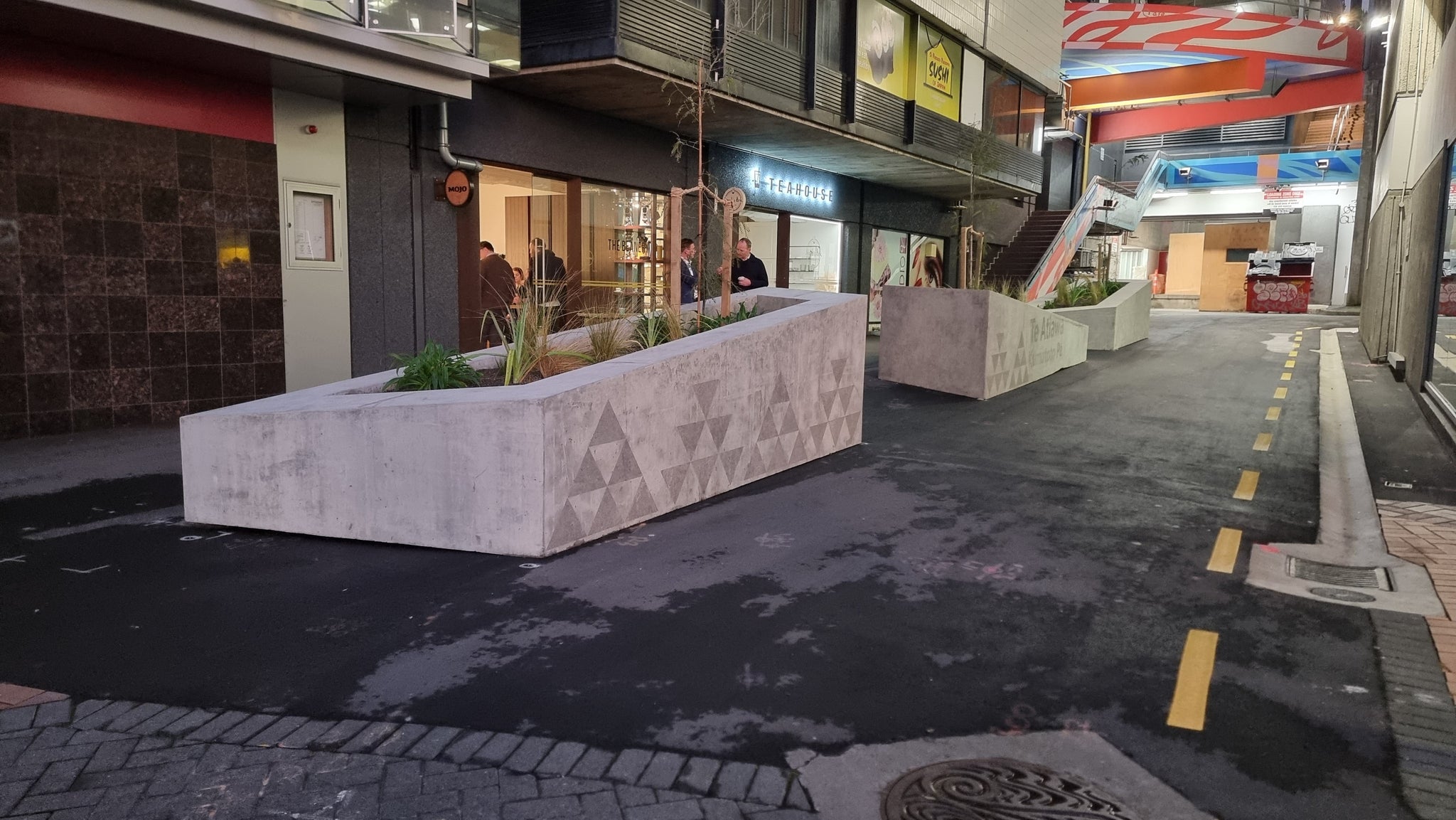 Planter Boxes Farmers Lane, Wellington